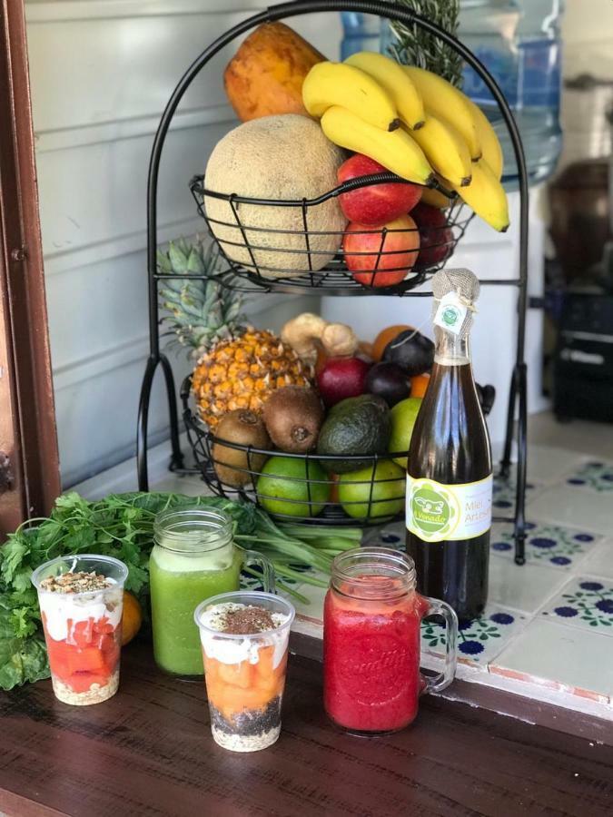 Casita Rustica En La Selva Hotel Cancún Eksteriør billede
